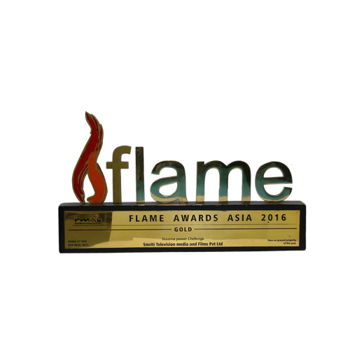 Flame Awards Asia 2016 gold trophy